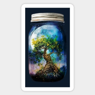 Firefly Tree Jar Magnet